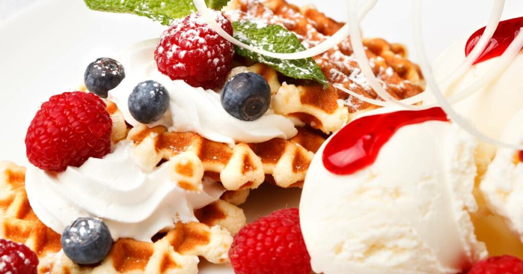 Cacao + Vanilla Waffles Recipe