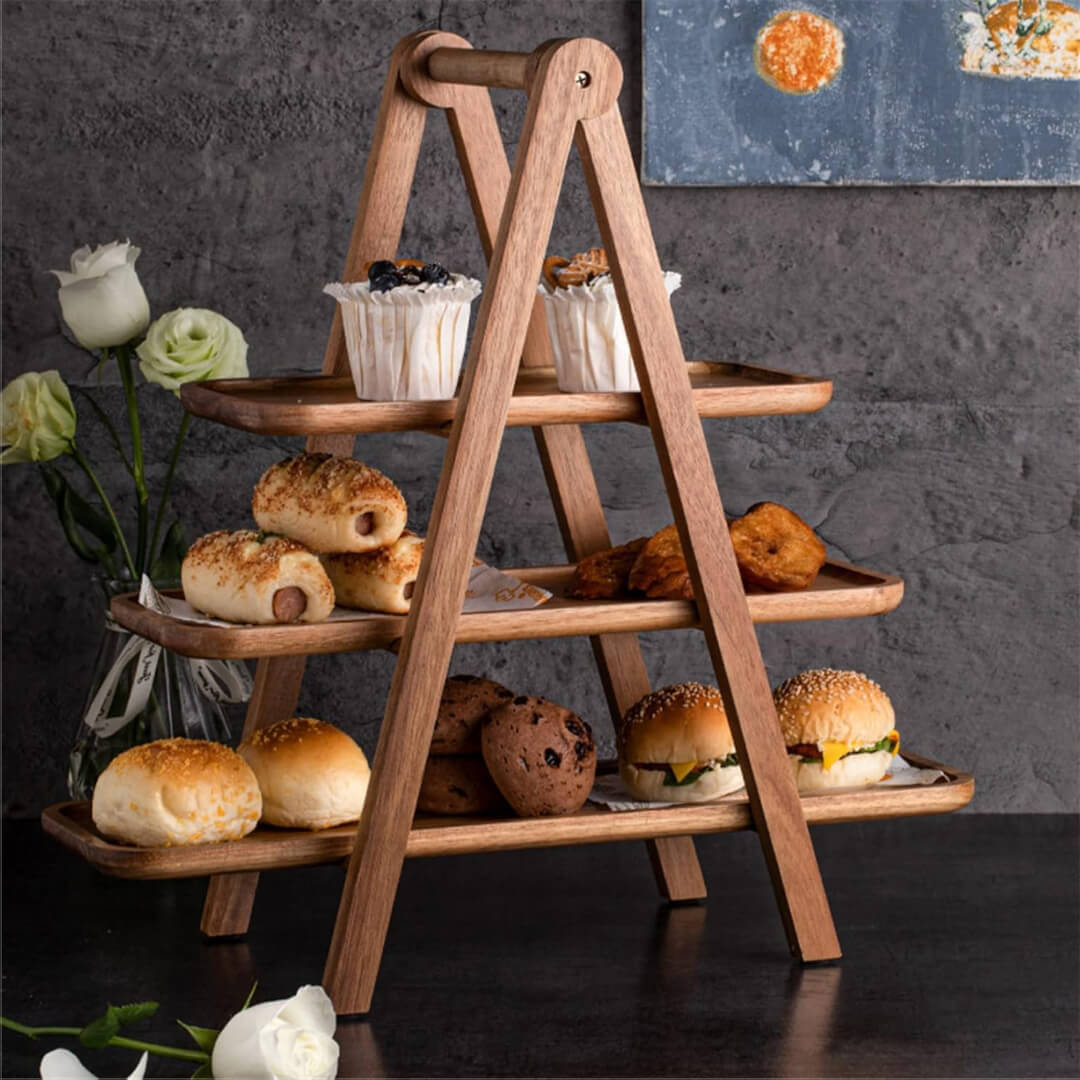 3 Tier Serving Tray for Snacks