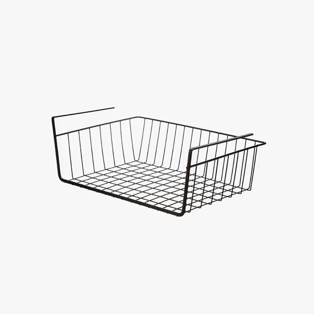 Under Shelf Basket - Stylish Under Shelf Storage Rack for Office, Kitchen, and Household Use