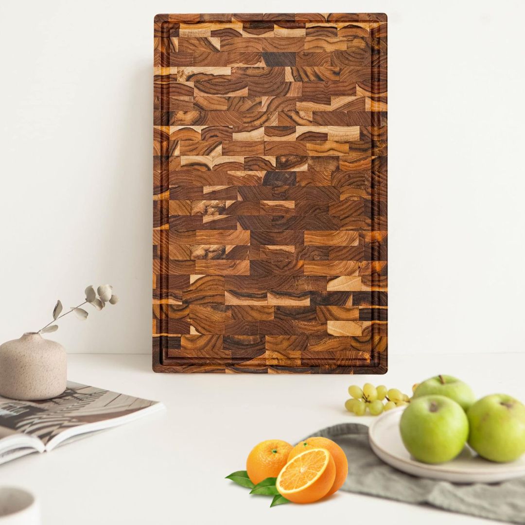 Acacia Wood Cutting Board - Premium Damp-Proof Chopping Board for Long-Lasting Kitchen Use