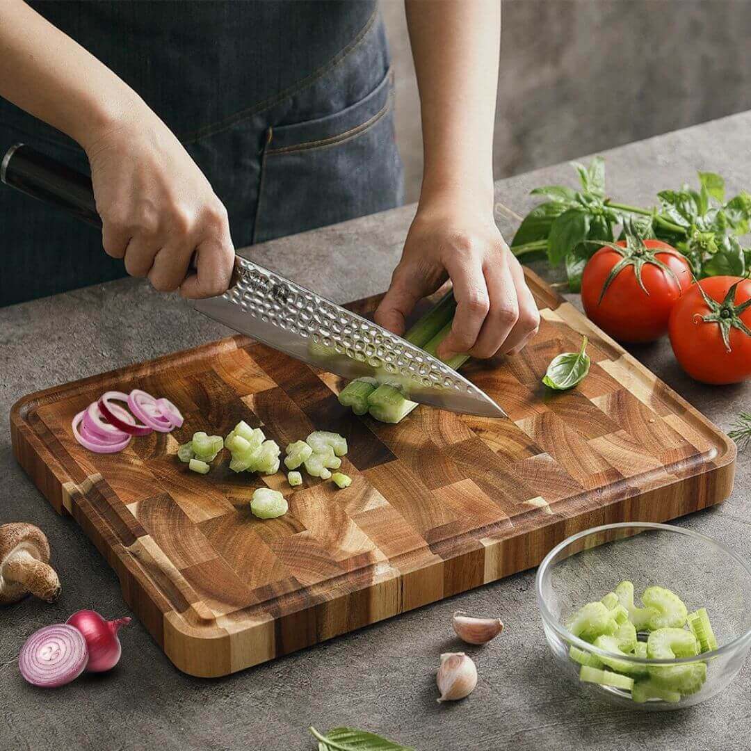 Acacia Wood Cutting Board - Premium Damp-Proof Chopping Board for Long-Lasting Kitchen Use