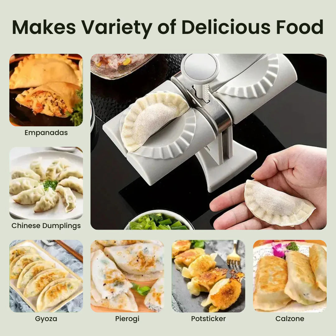 Automatic dumpling maker for versatility