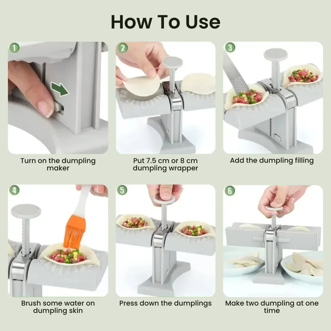 Automatic dumpling maker how to use