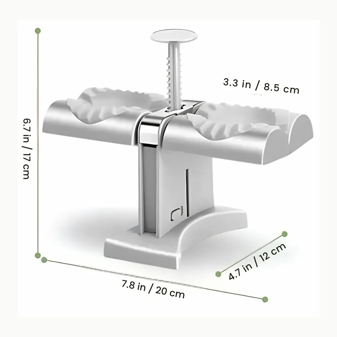 Automatic dumpling maker size