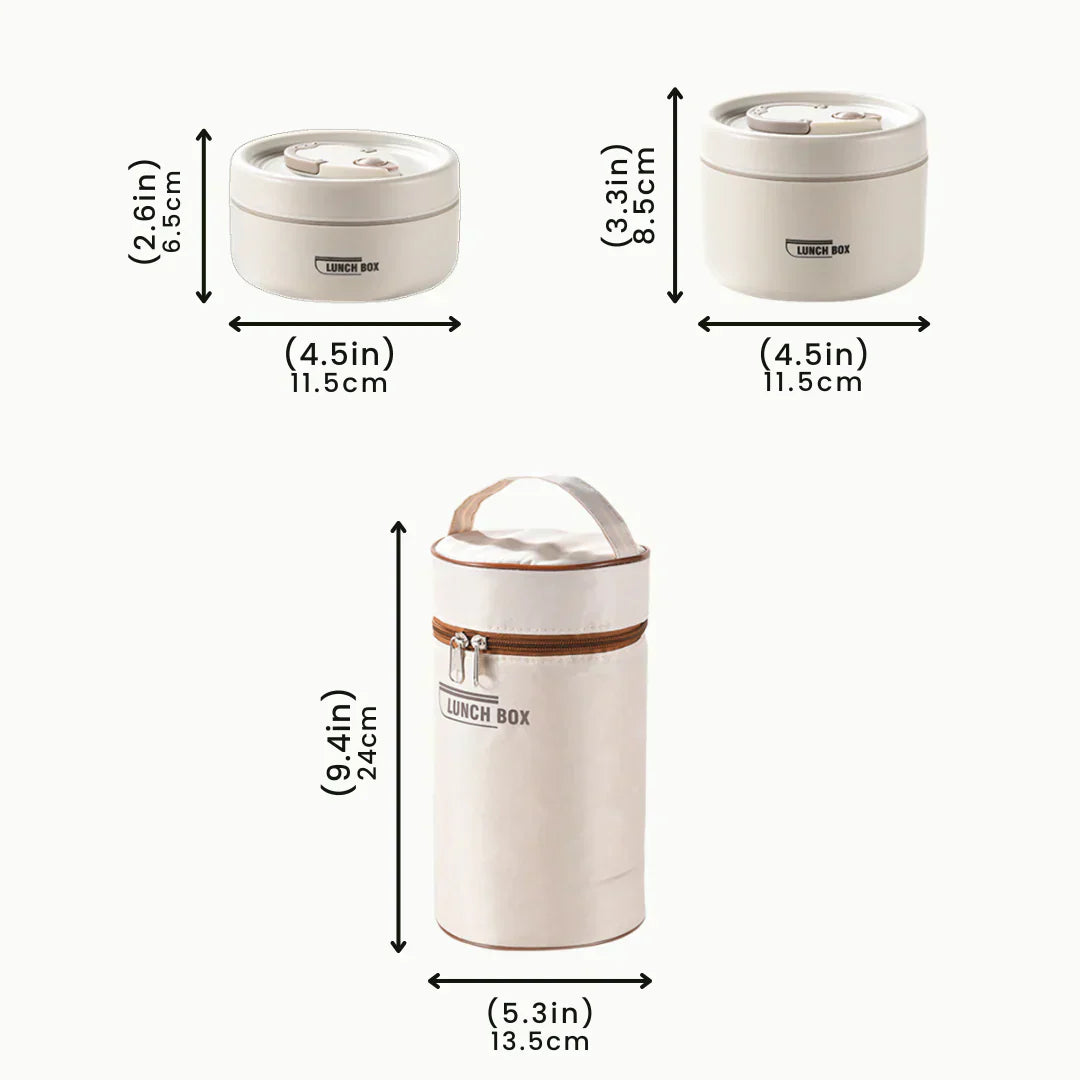 Insulated Lunch Container size