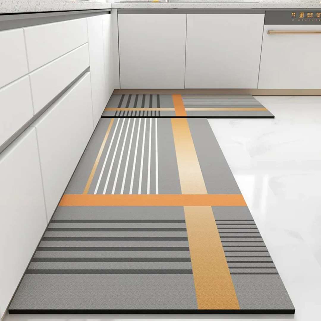 Kitchen Carpet Sets - Washable Non-Slip Anti-Fatigue Mats for Safe Floors and Comfort