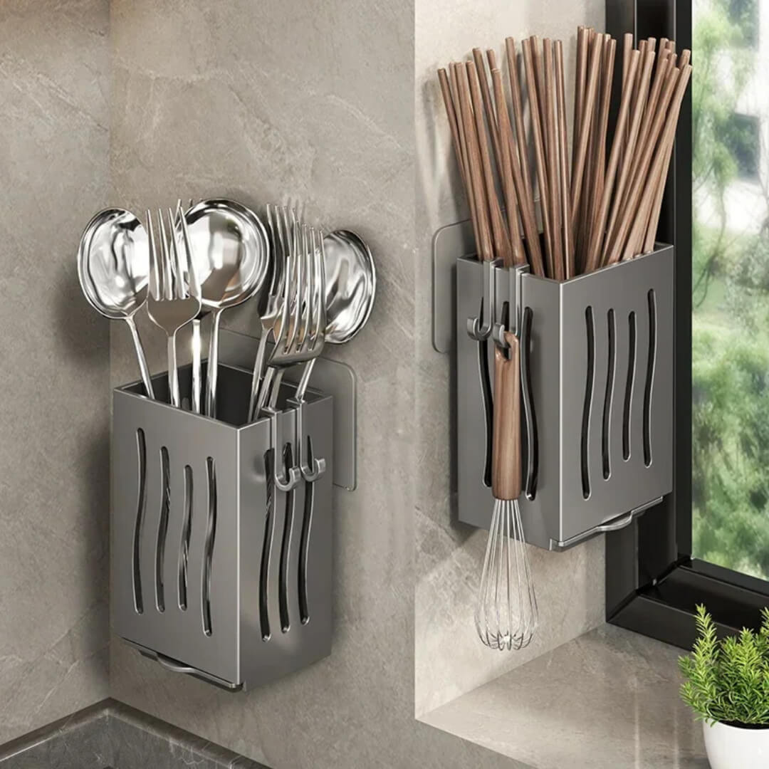 Kitchen Utensil Holder in stainless steel