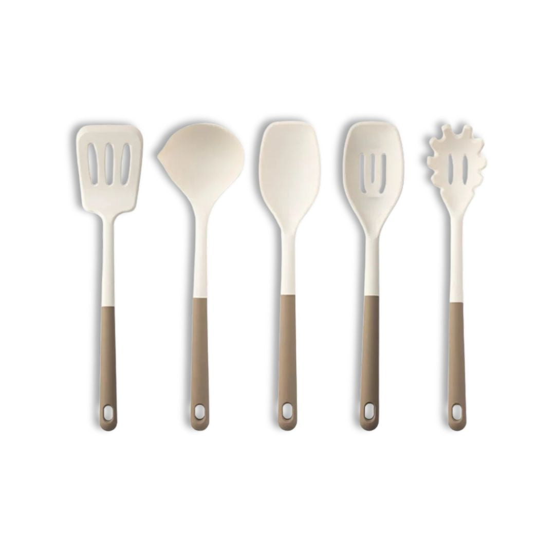 Non Toxic Cooking Utensils - Safe and Healthy Spatula Set for Your Pans