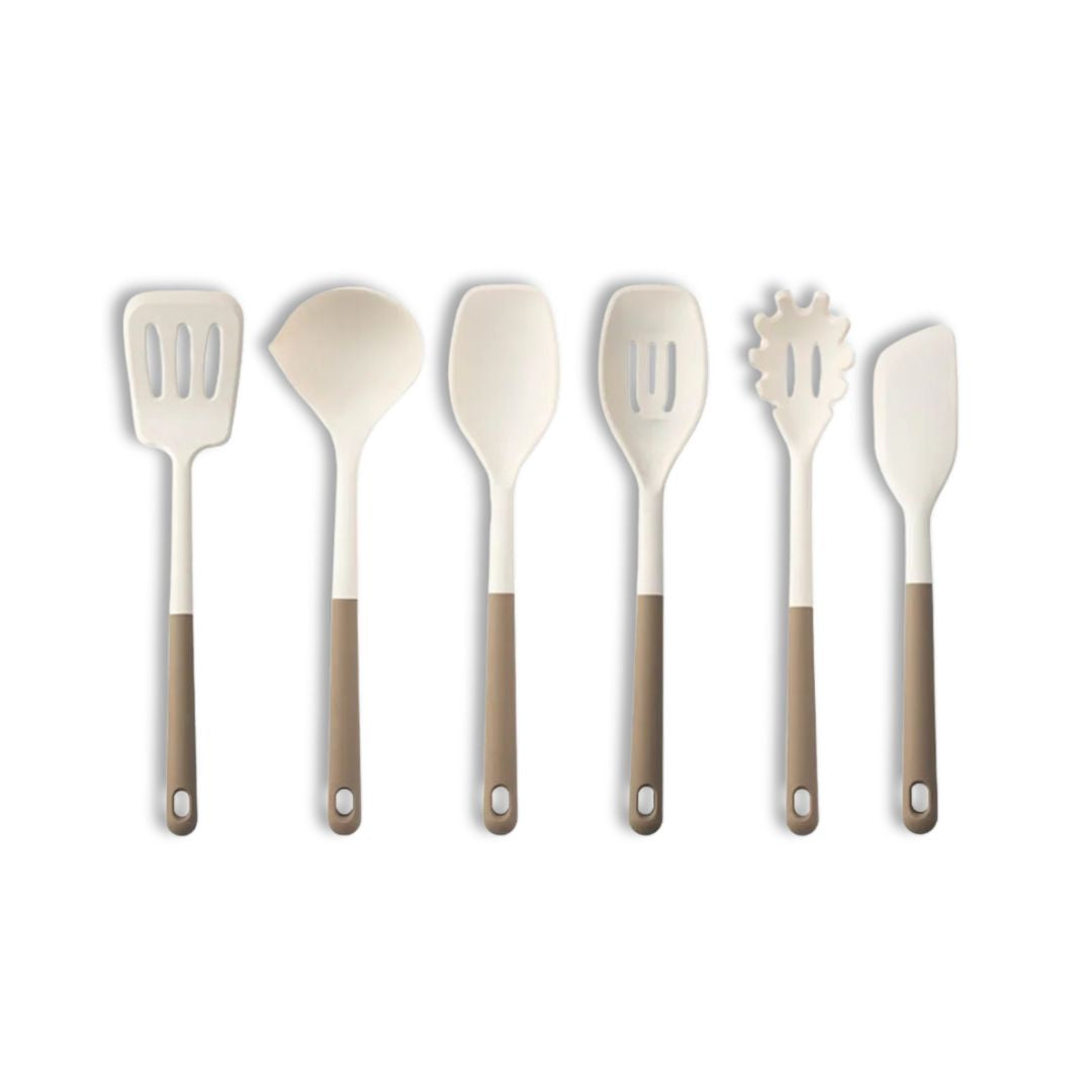 Non Toxic Cooking Utensils - Safe and Healthy Spatula Set for Your Pans