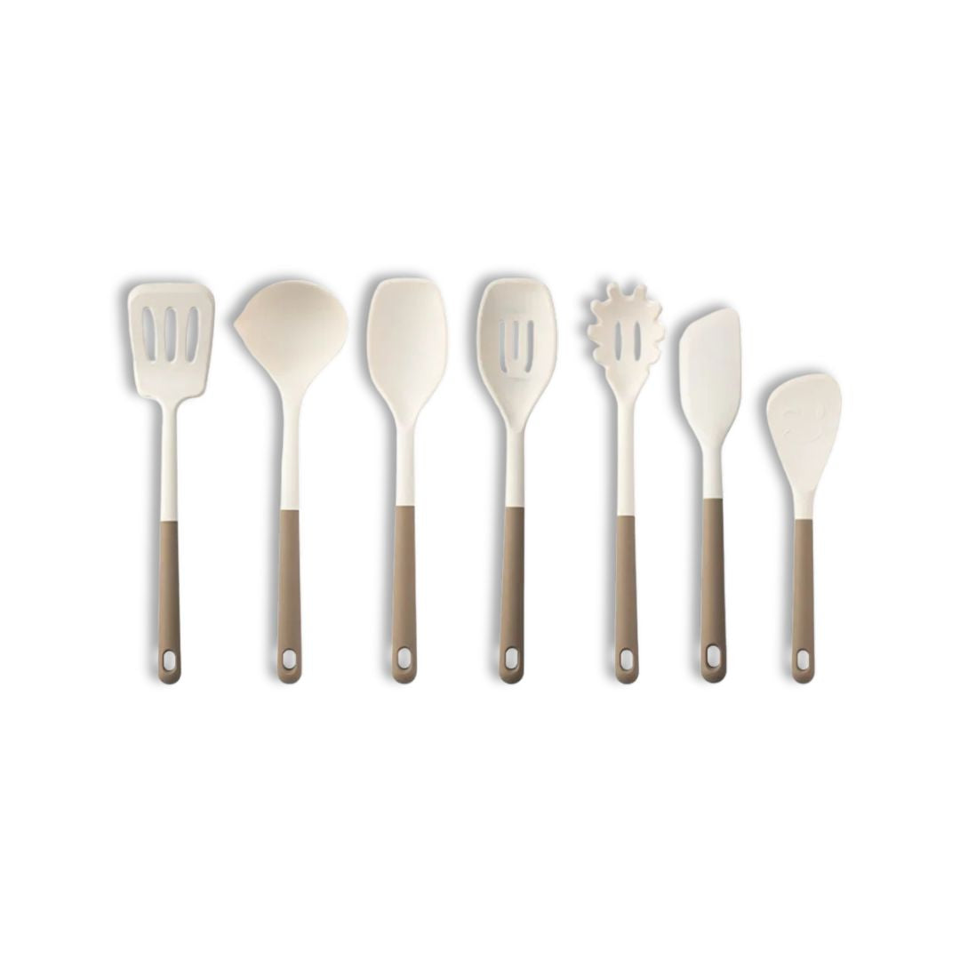 Non Toxic Cooking Utensils - Safe and Healthy Spatula Set for Your Pans