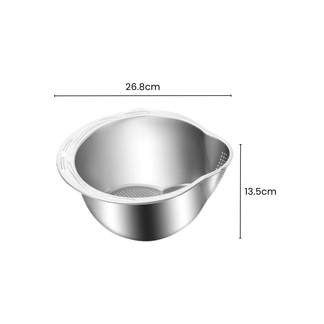 Rice Washer -  Kitchen Strainer Bowl for Vegetables, Fruits, & Rice