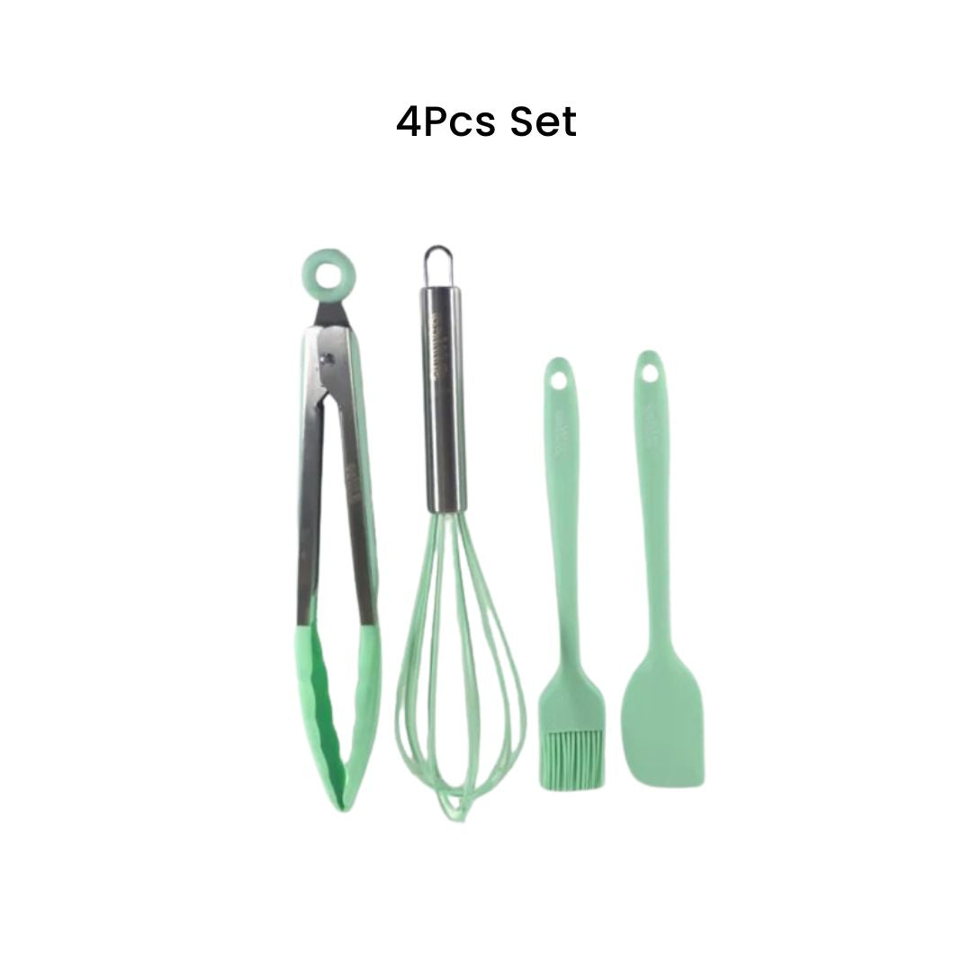 Silicone Cooking Utensils - Nonstick Cookware Kitchen Culinary Tools Set