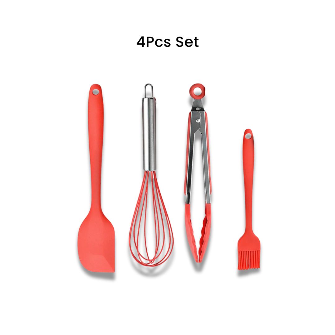 Silicone Cooking Utensils - Nonstick Cookware Kitchen Culinary Tools Set