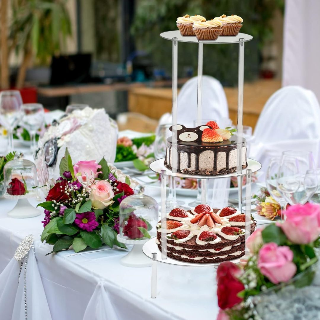 Cake Dowels and Separator - Pillars & Multi-Tier Support for Weddings and Occasions