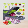 Vegetable Chopper and Slicer - Stainless Steel Dicer, Grater, and Cutter for Kitchen