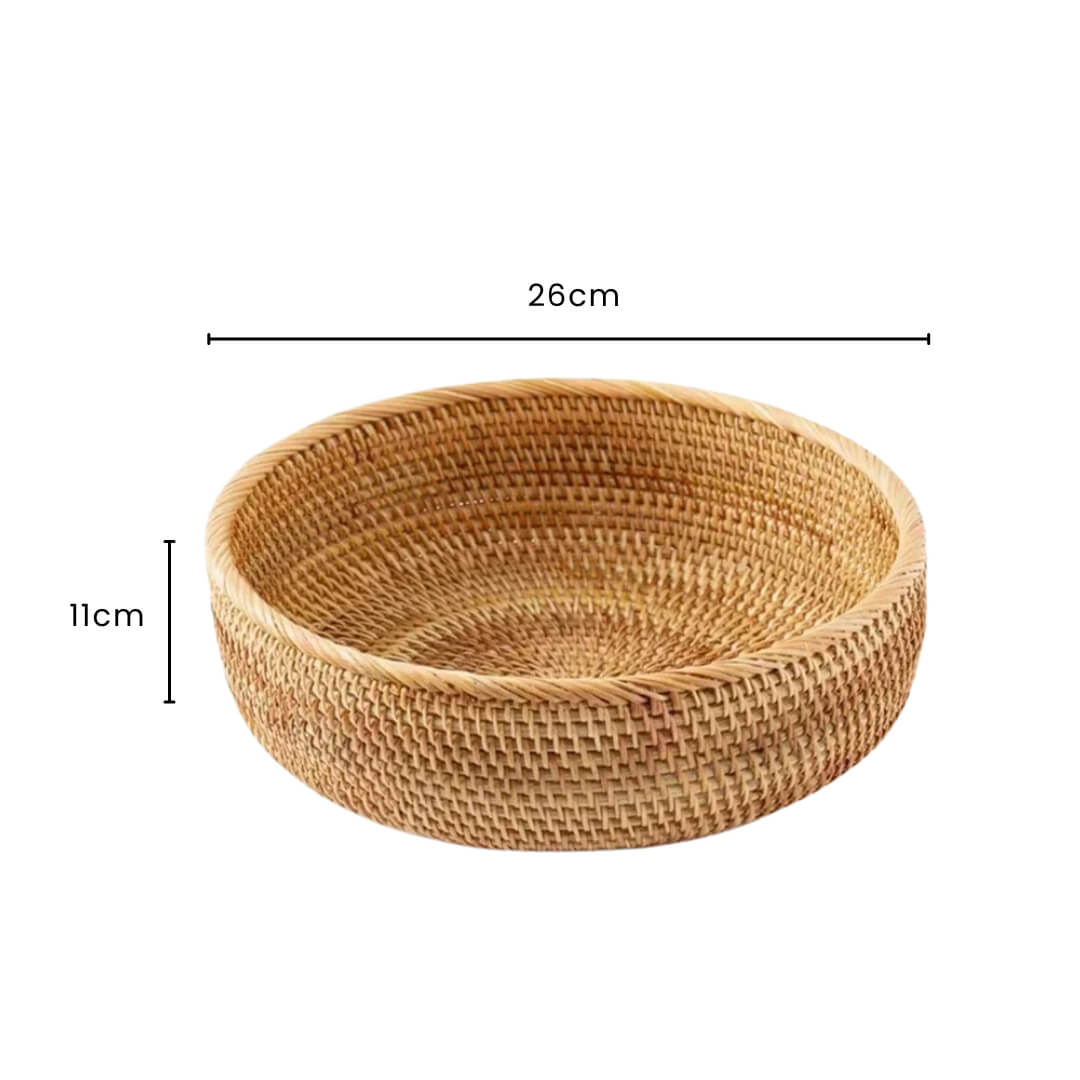 Wicker Storage Baskets | Natural Rattan, Kitchen Storage Baskets, Bread, Picnic & Woven Organizers