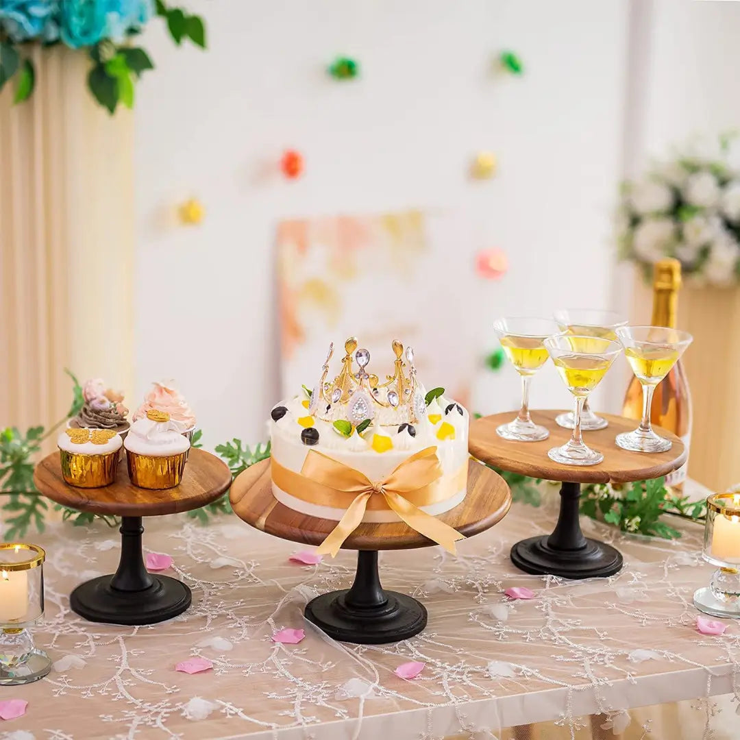 Wooden cake stand​ for parties