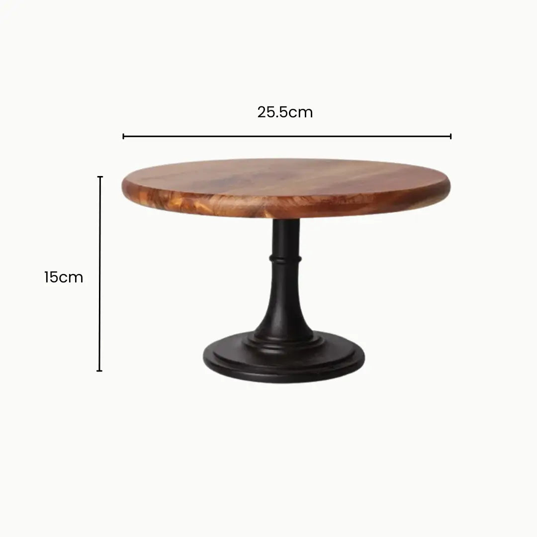 Wooden cake stand​ medium size