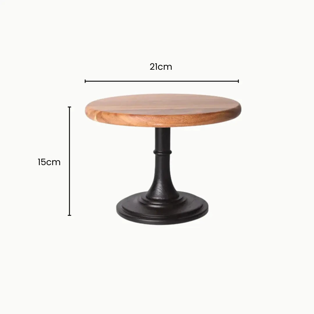 Wooden cake stand​ small size