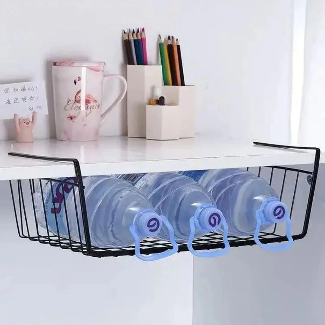 Under Shelf Basket - Stylish Under Shelf Storage Rack for Office, Kitchen, and Household Use