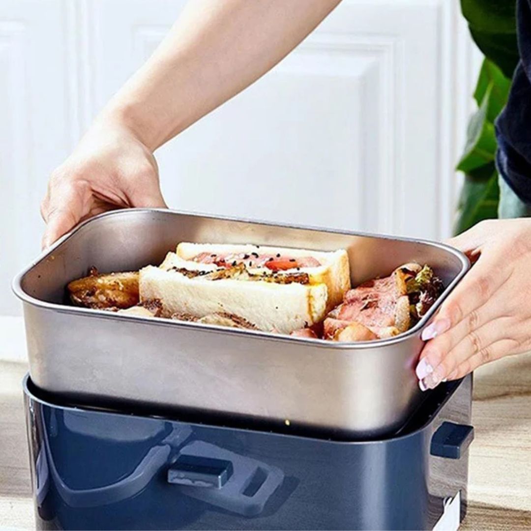 Adult Lunch Box - Stainless Steel Electric Heating Insulated for Men & Women