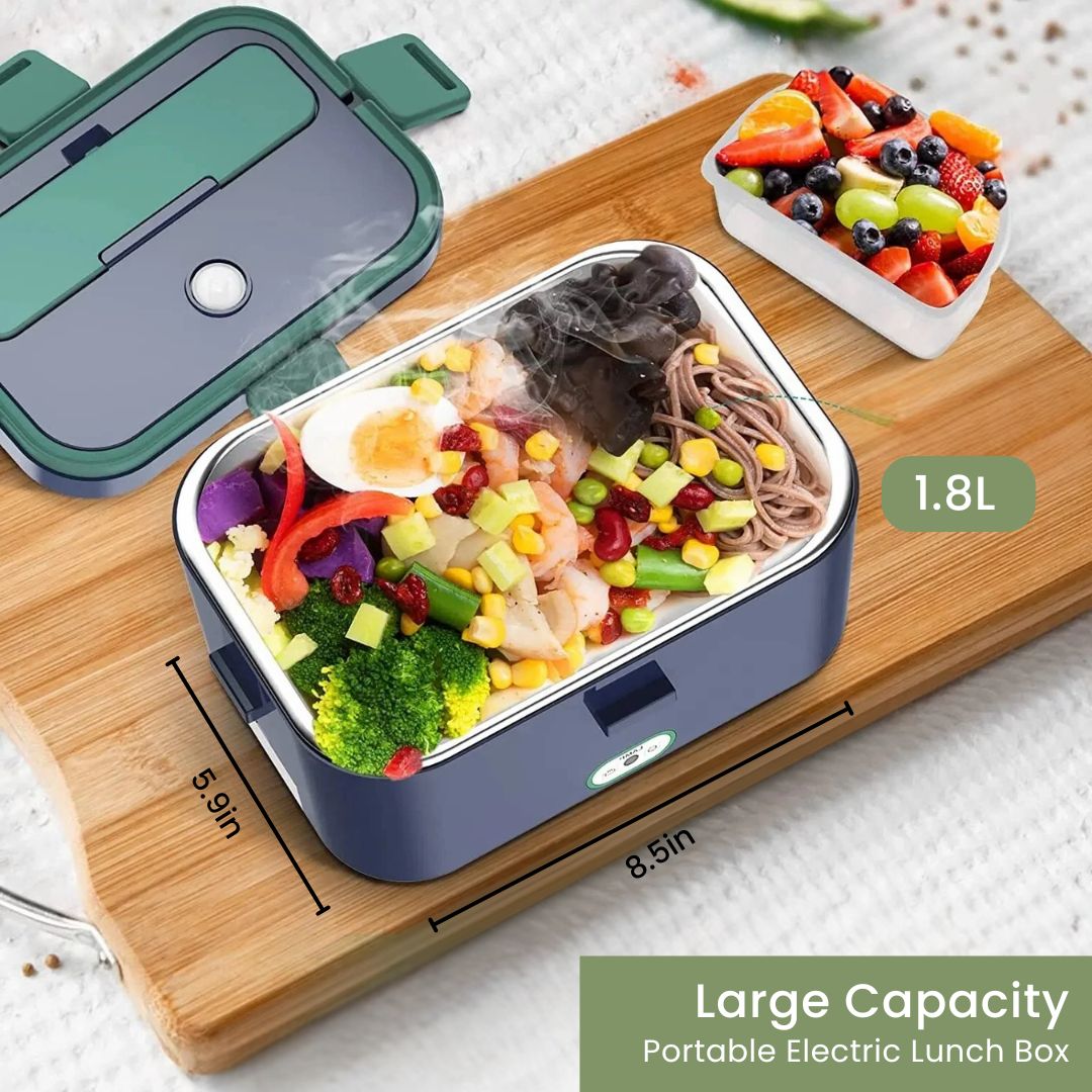 Adult Lunch Box - Stainless Steel Electric Heating Insulated for Men & Women