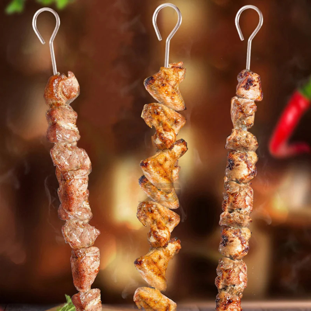 Barbecue Skewers Stand With 6 Sticks