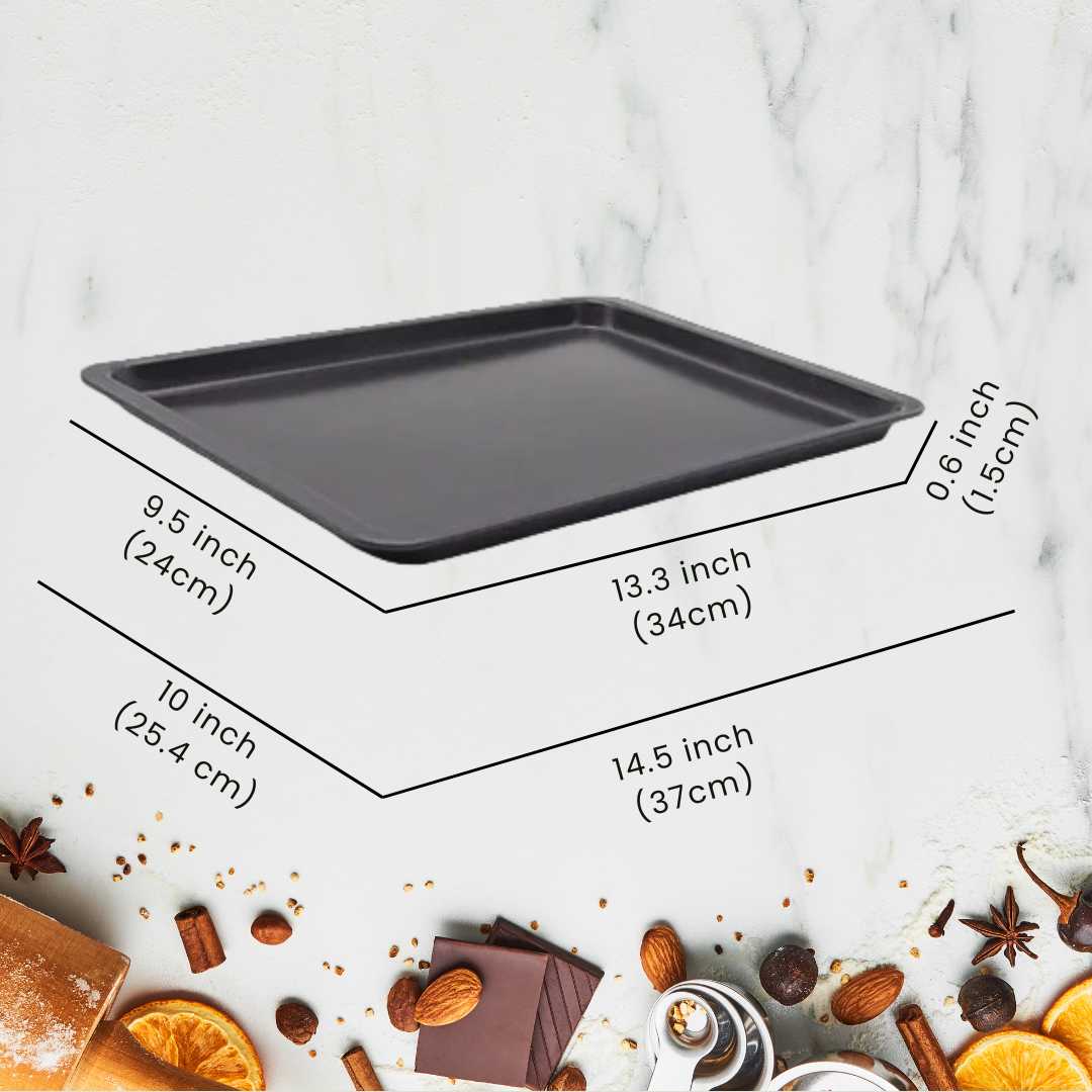 Cookie Sheet Tray - Non Toxic Baking Tray for Oven and Non Stick Carbon Steel Sheet Pan