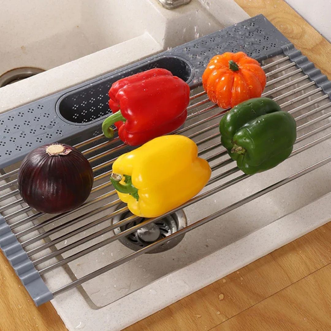 Dish Drying Rack – Best Modern Kitchen Draining Mat for Drying Pads, Dishes and Pots