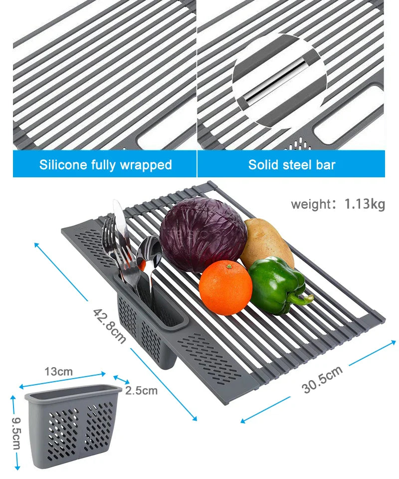 dish drying rack C Grey