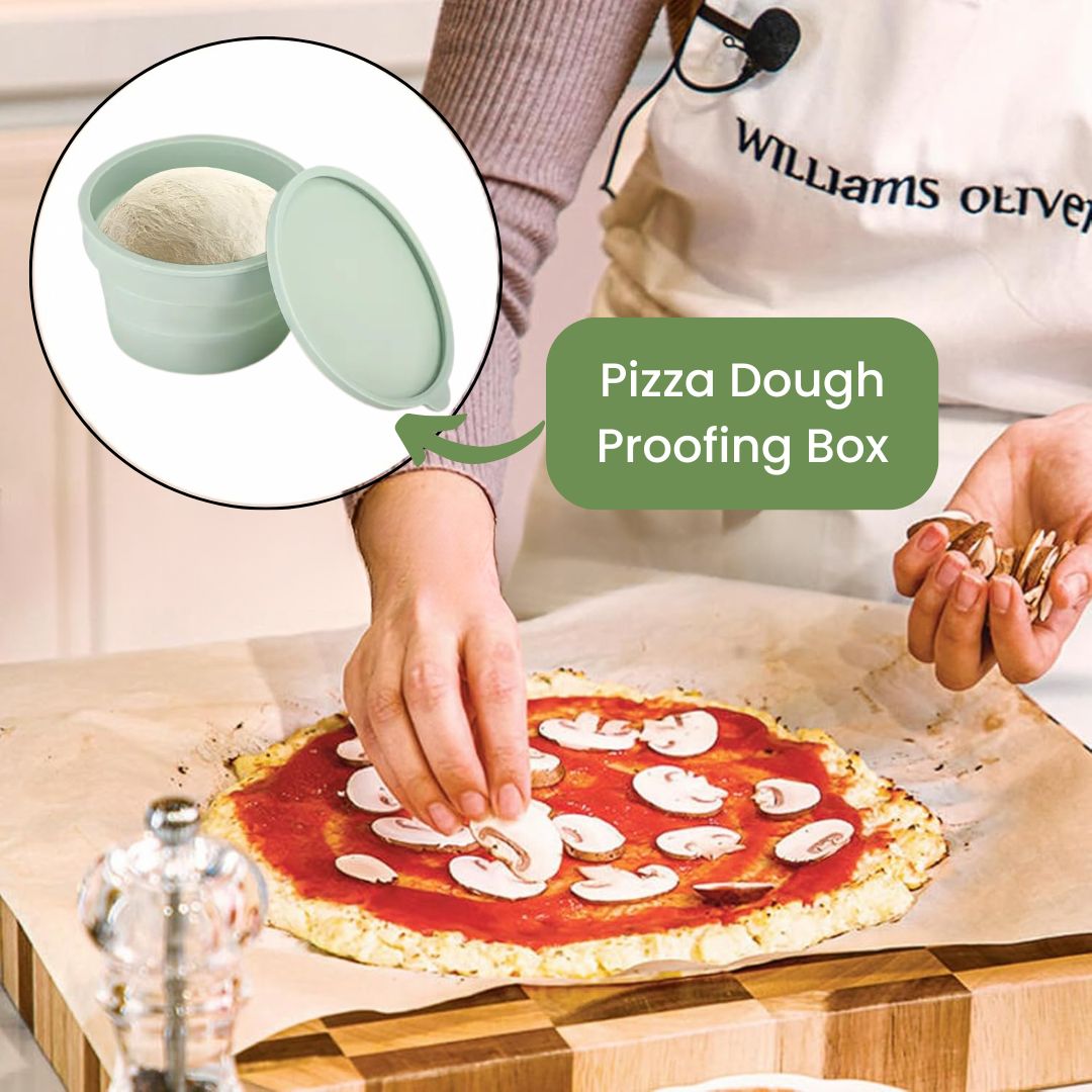 Dough Proofing Container - 4pcs Stackable Silicone Bread Proofing Box