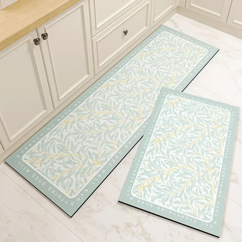 floral kitchen mat loblolly