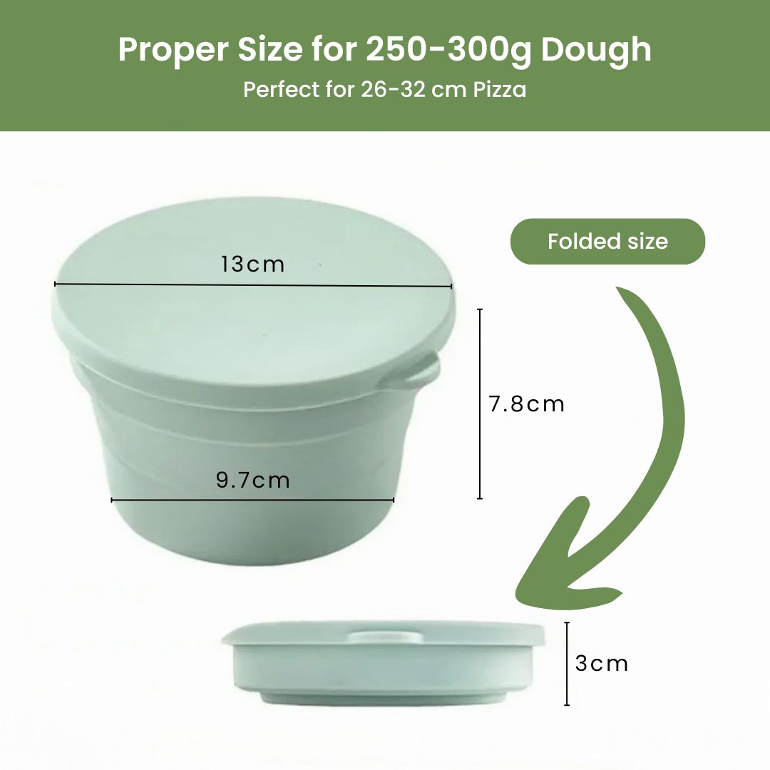 Dough Proofing Container - 4pcs Stackable Silicone Bread Proofing Box