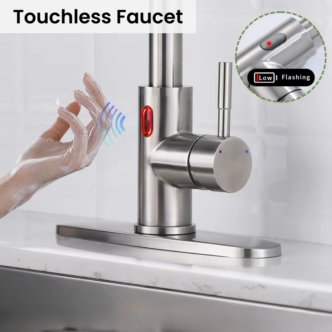 Hands-Free Kitchen Faucet, Touchless Faucet