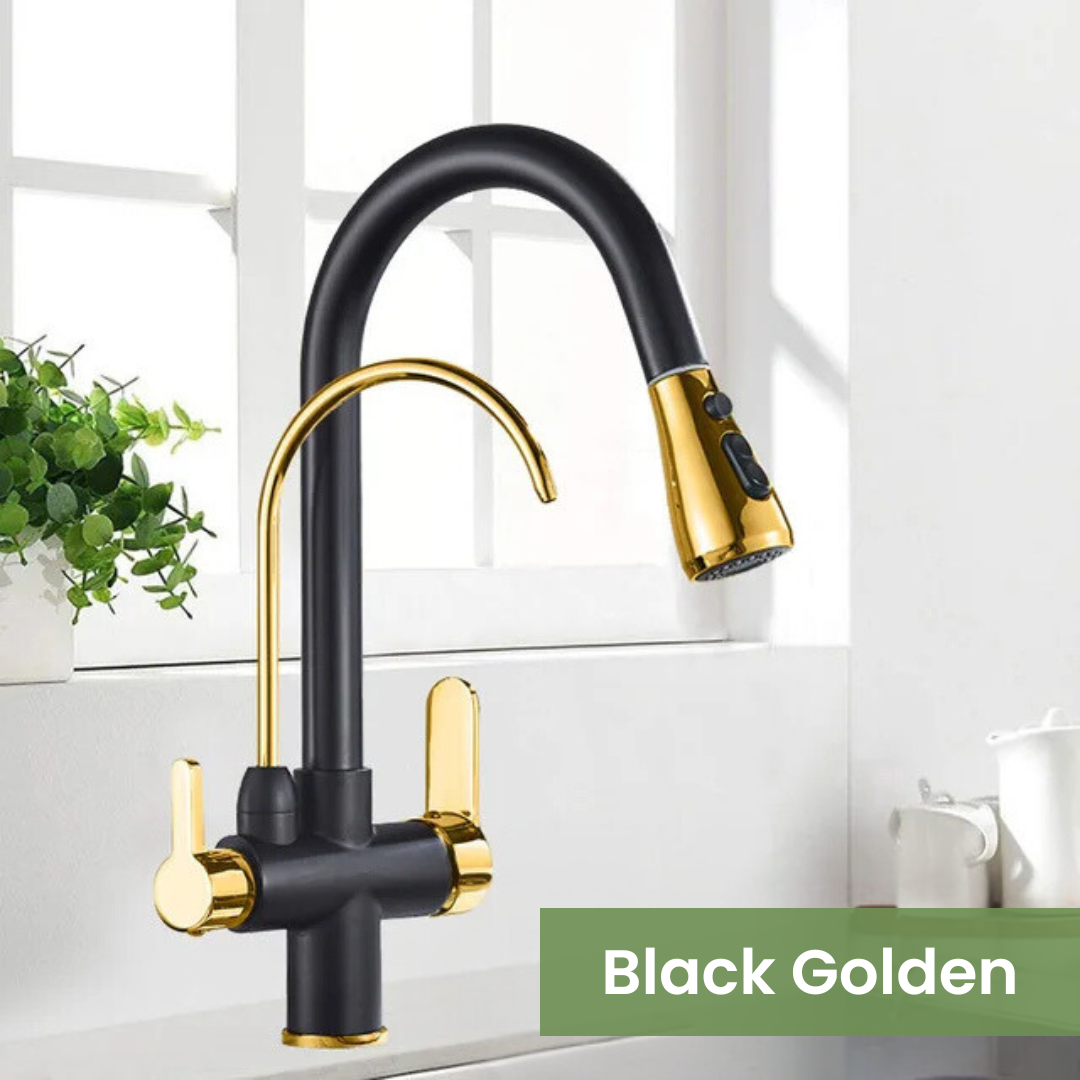 Kitchen Sink Faucets - Black Golden