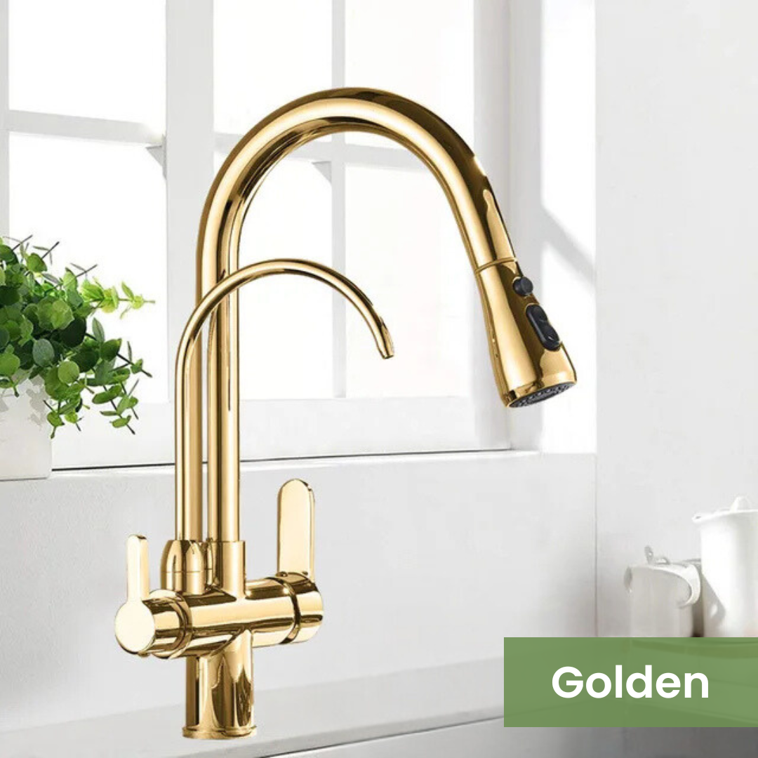 Kitchen Sink Faucets - Golden