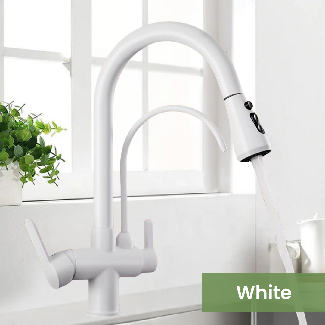 Kitchen Sink Faucets - White