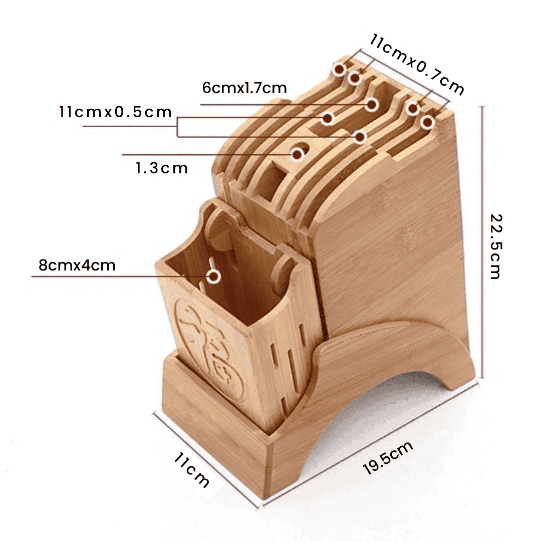 knife holder size