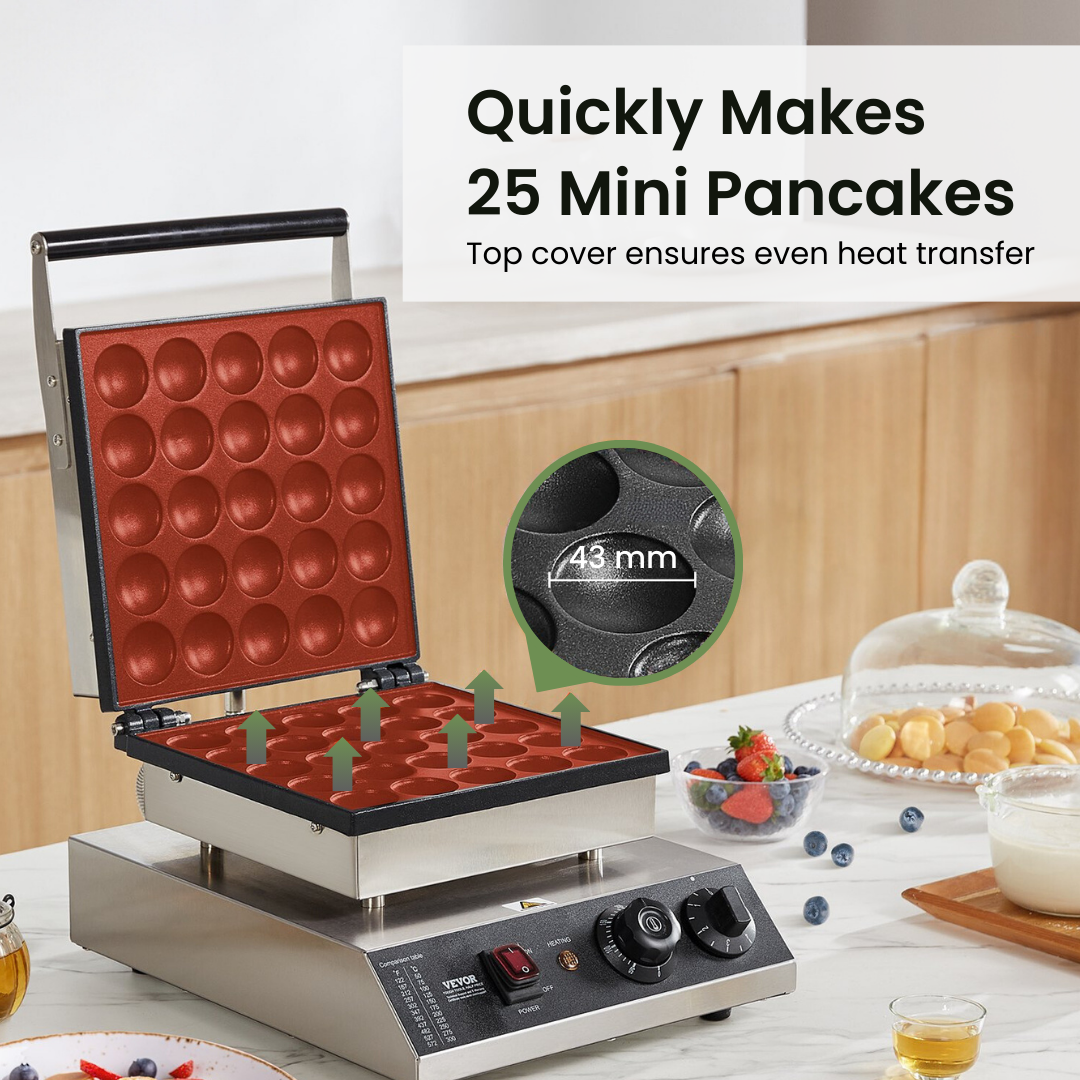 Pancake Maker - Ensures Heat Transfer