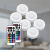 Puck Lights With Remote Control - 13 Colors And 20 Feet Range Wireless Battery Operated LED