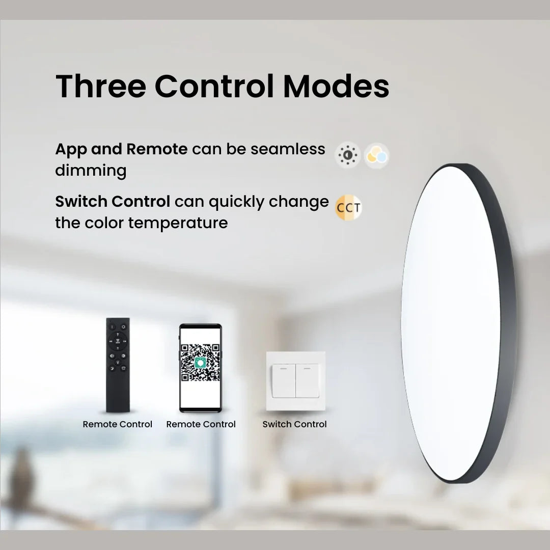 remote control ceiling lights control modes