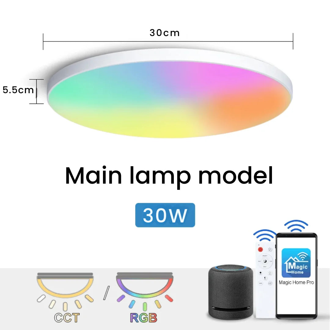 rgb ceiling lights 30W