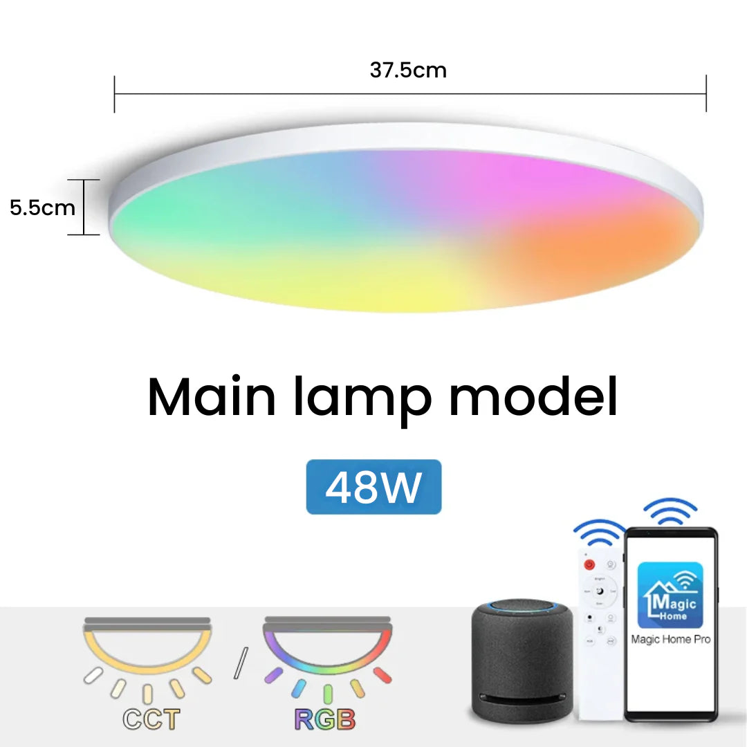 rgb ceiling lights 48W