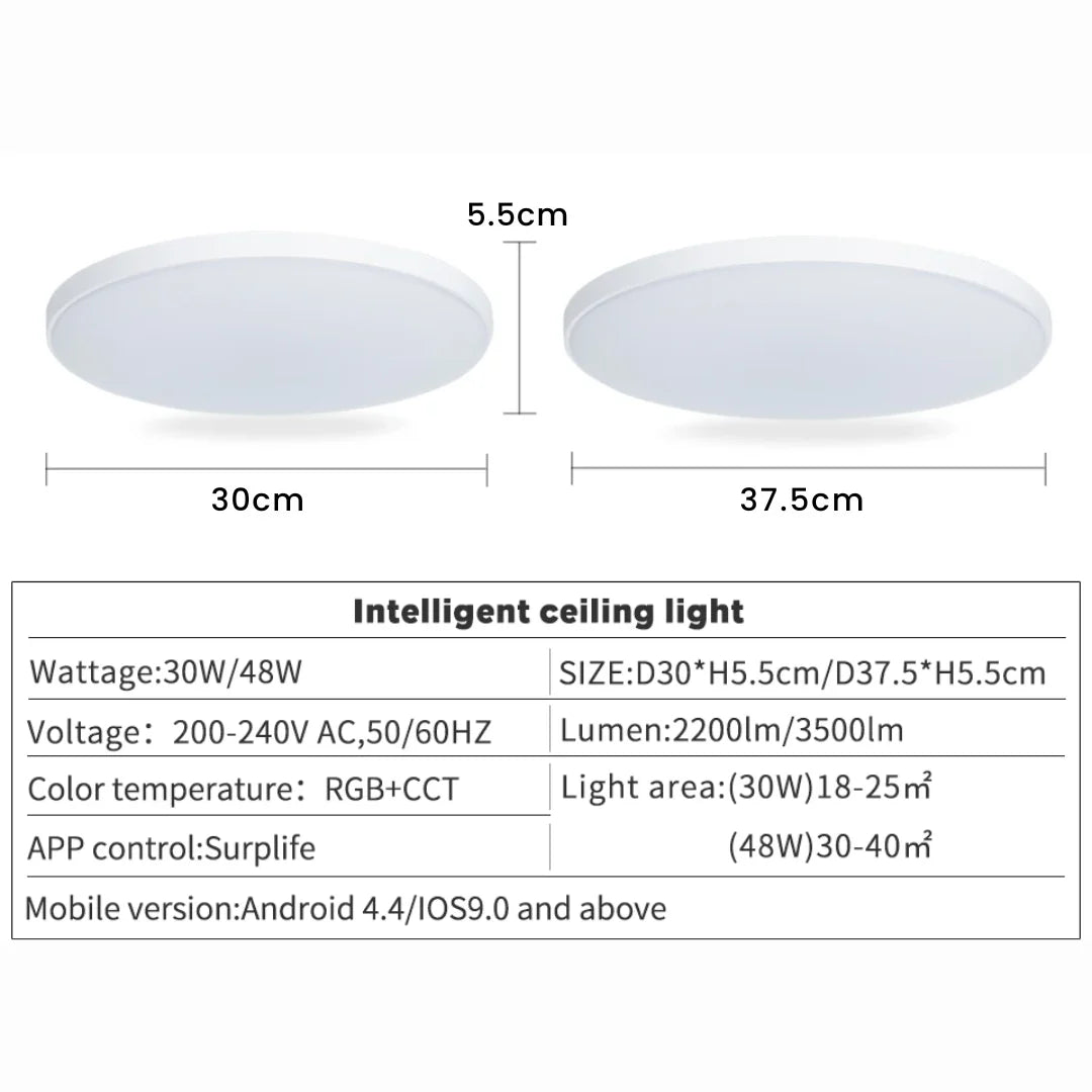 rgb ceiling lights size-2