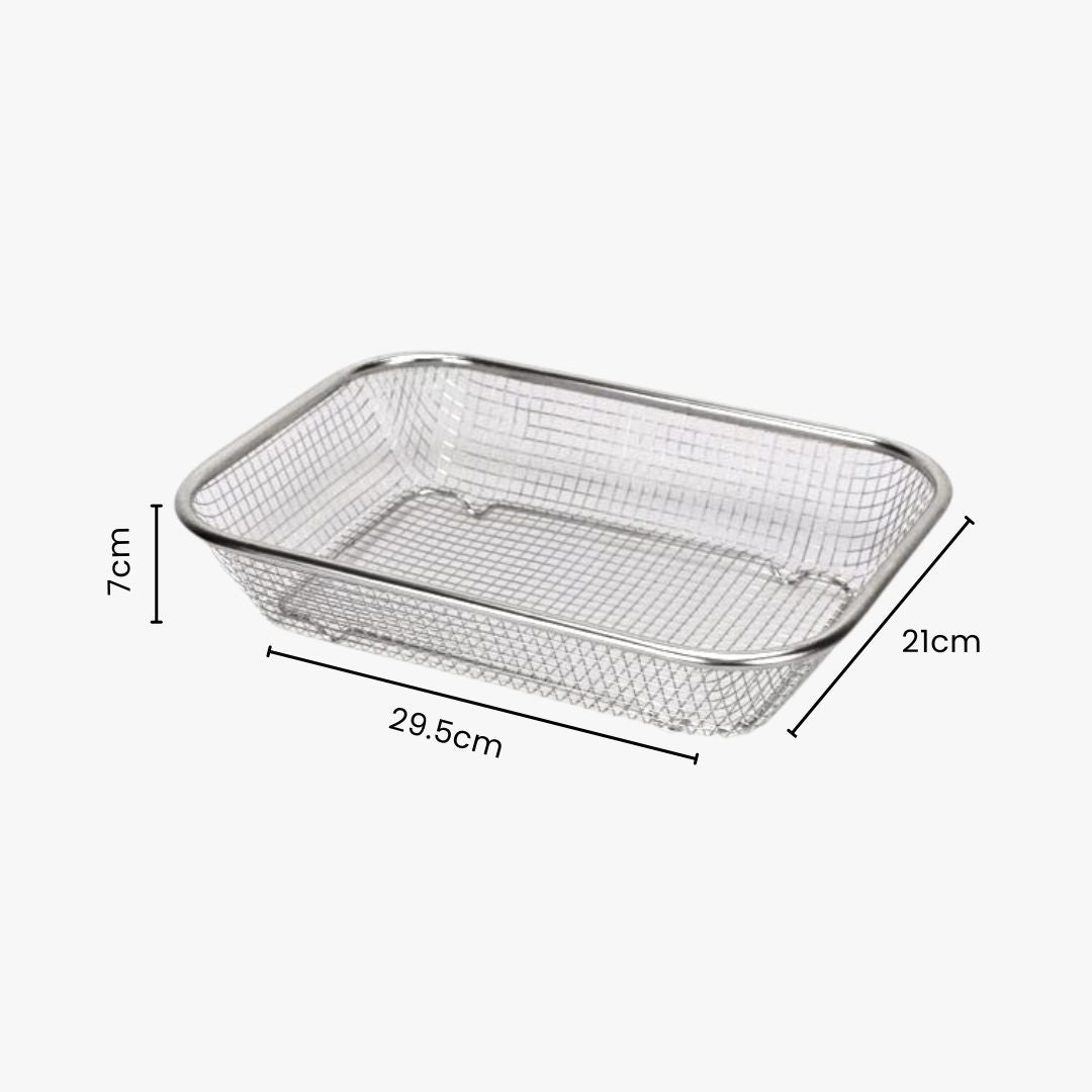 Sink Colander - Fine Mesh Drain Basket for Fruit & Vegetable Washing