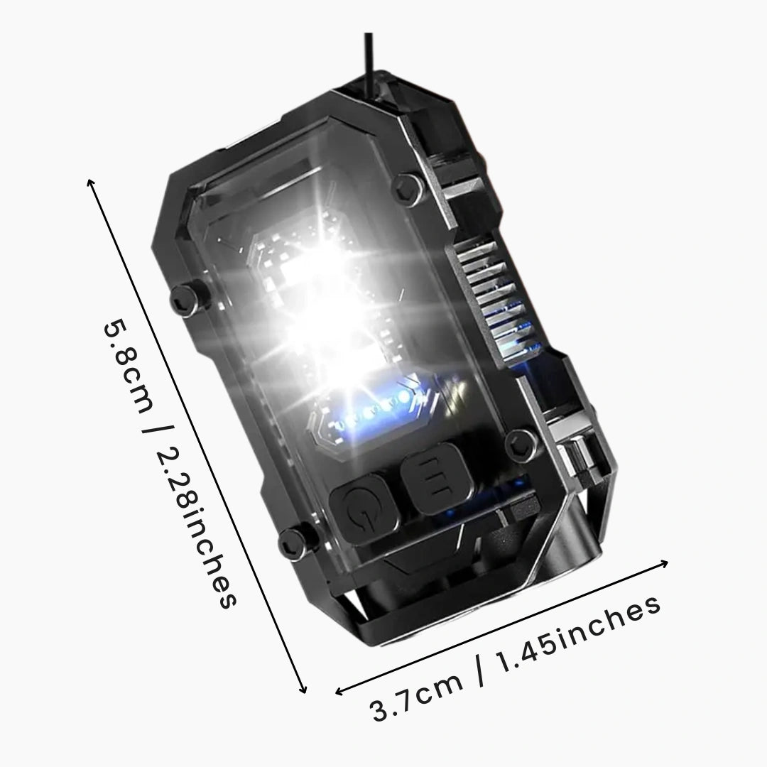 small rechargeable flashlight ultra-compact lightweight 2