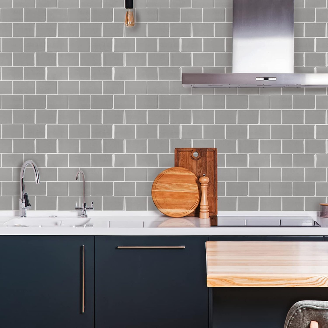 subway tile wallpaper waterproof for home