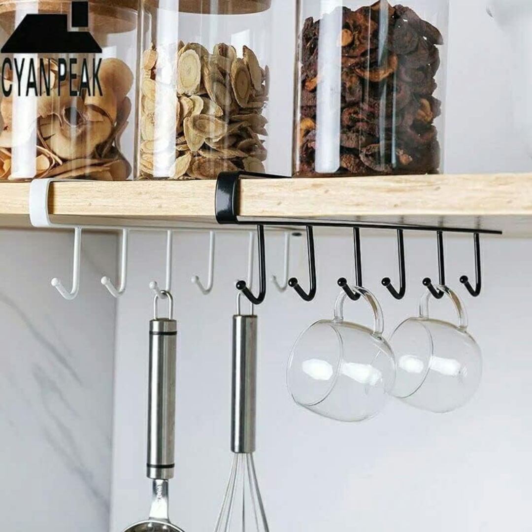 Under Cabinet Mug Rack