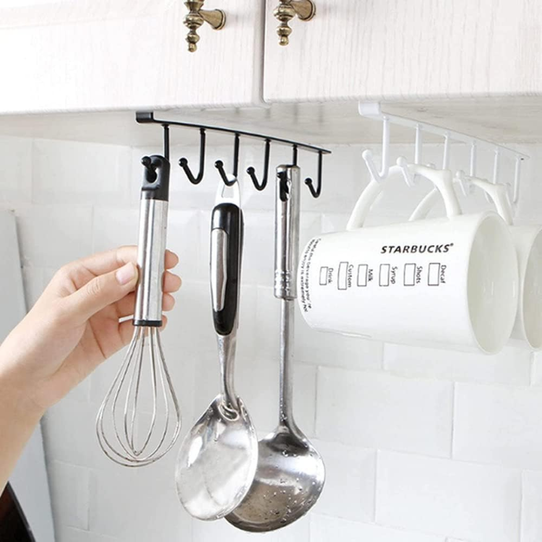 Under Cabinet Mug Rack For Utensils