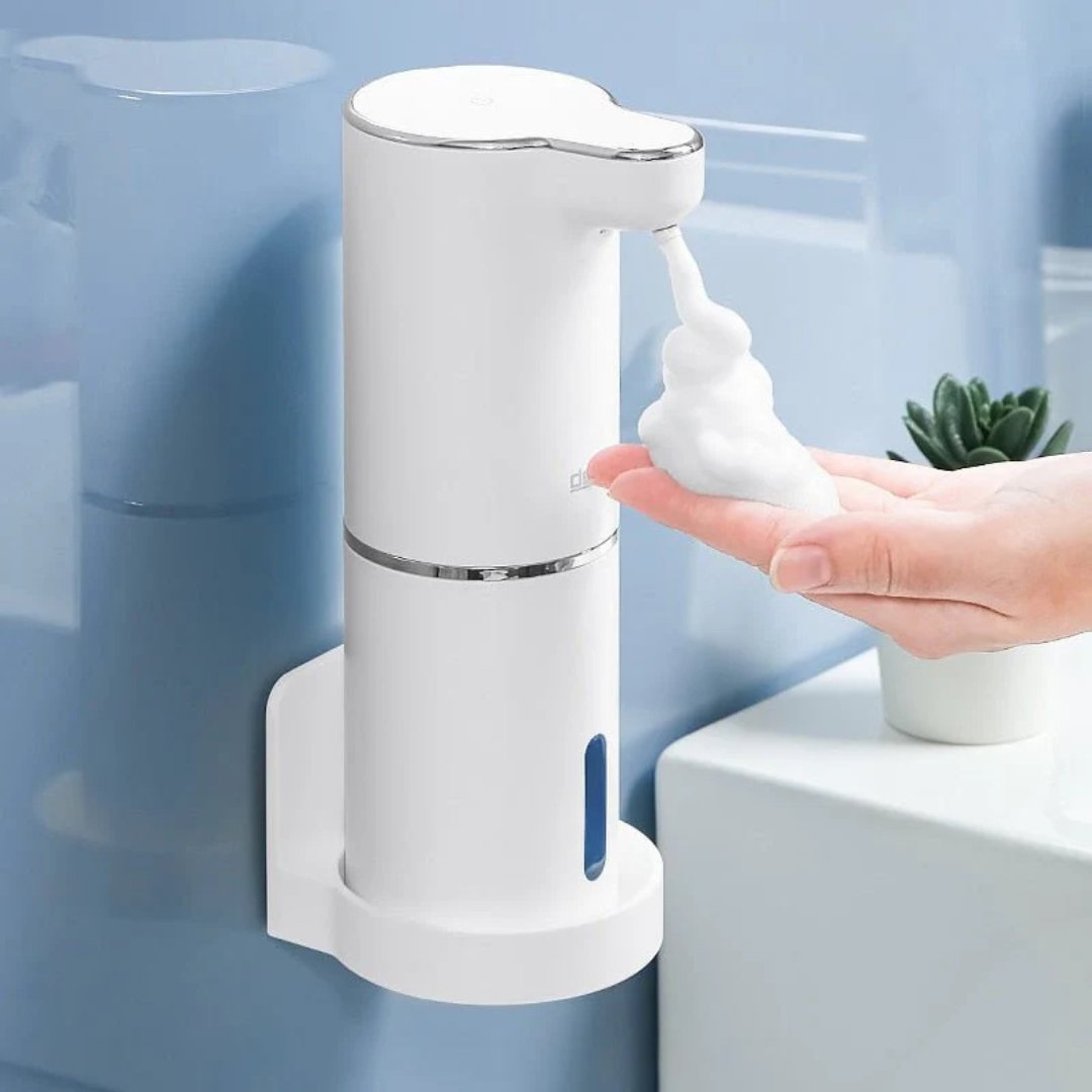 using automatic soap dispenser